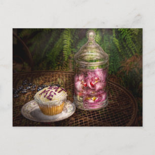 Süß - Cupcake - Iss mich Postkarte