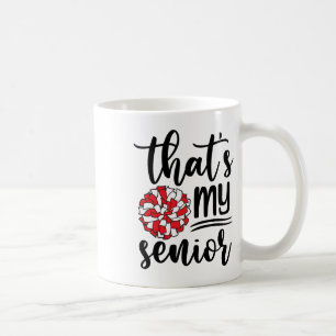 Süß, das ist meine Cheerleading-Mutter Senior Dad  Kaffeetasse