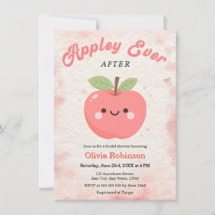 Süß Die Äpfelchen Unserer Augen Baby Shower Einladung