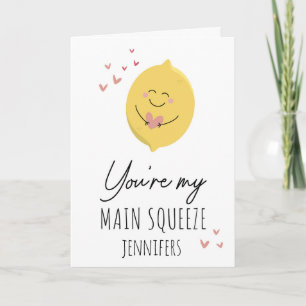 Süß Du bist mein Hauptgewinn Lustiger Valentinstag Karte