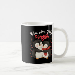 Süß, du bist mein Pinguin-Paar, lustiger Valentins Kaffeetasse