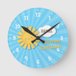 Süß Du bist meine Sonne Kinderzimmer Dekor Uhr