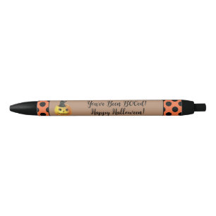Süß Du wurdest BOOed Halloween Orange Kürbis Kugelschreiber