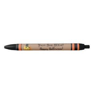 Süß Du wurdest BOOed Halloween Orange Kürbis Kugelschreiber