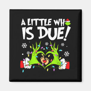Süß ein bisschen, wer Weihnachten schwanger ist An Magnet