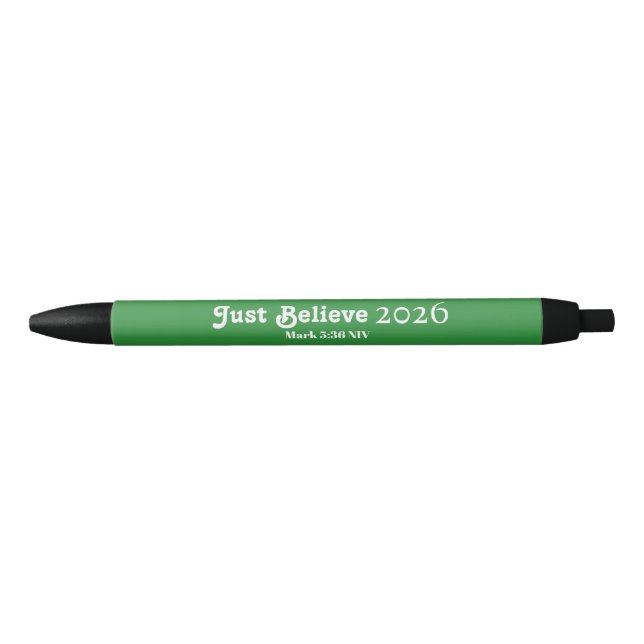 Süß Einfach Glauben Grüner Neujahr 2026 Kugelschreiber (Vorderseite)