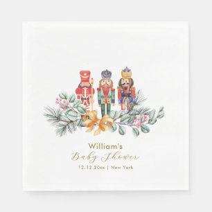 Süß, es ist kalt draußen Nussknacker-Baby-Party  Serviette