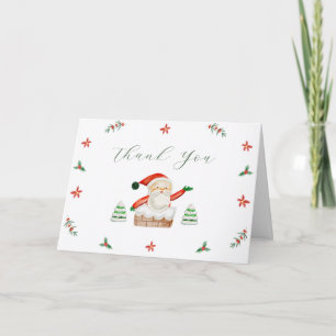 Süß Es ist kalt draußen Winter Santa Baby Shower Dankeskarte