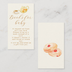 Süß Es ist Teezeit Baby Vintage Bücher für Baby Begleitkarte