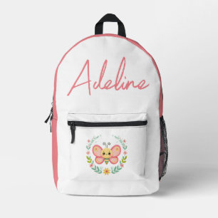 Süß, Frühling/Schmetterling Bedruckter Rucksack