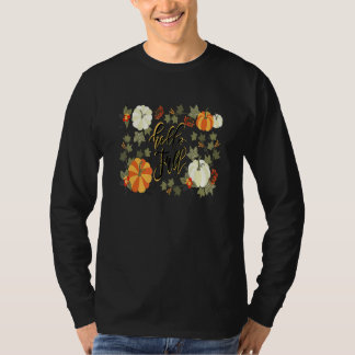 Süß Hallo Herbst Thanksgiving Und Herbstfarbe T-Shirt