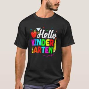 Süß Hallo Kindergarten Lehrer Schüler Zurück zur S T-Shirt