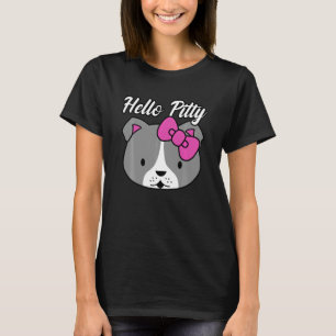 Süß Hallo Pitty Liebe Pitbull Hundeliebhaber Pitbu T-Shirt