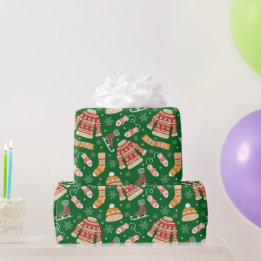 Süß Hässliches Weihnachtspullover-Wetter Winter Gr Geschenkpapier