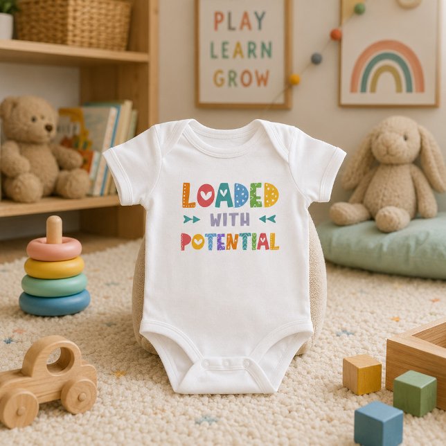 Süß, hell und voller Potenzial - geschlechtsneutra Baby Strampler (Von Creator hochgeladen)
