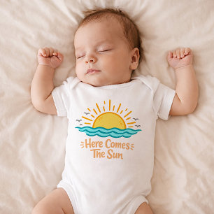 Süß Hier Kommt Die Sonne Baby Bodysuit Strampler