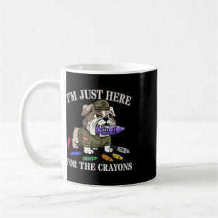 Süß, ich bin nur hier für die Crayons Corps Famili Kaffeetasse
