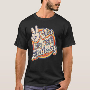 Süß Ich Habe Meinen 13. Geburtstag Retro Vintage K T-Shirt