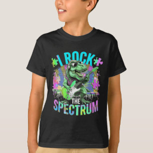 Süß ich rocke das Spektrum Autismus Vater Frieden T-Shirt