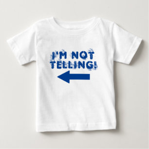 Süß "Ich sag's nicht!" Baby T-shirt