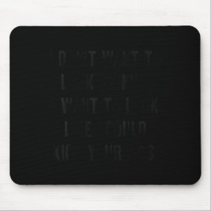 Süß, ich will nicht dünn aussehen, lustiges Fitnes Mousepad