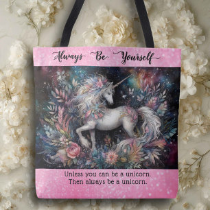 Süß Immer ein Einhorn Floral Rosa Glitter