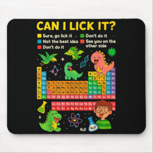 Süß Kann ich es Dino Periodensystem Wissenschaft H Mousepad