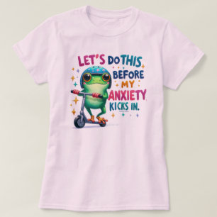 Süß Los Geht's Frosch Grafik Zitat T-Shirt