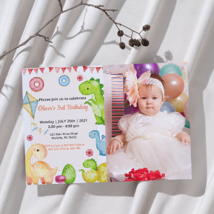 Süß Lustig   Kinder Foto Geburtstag Einladung