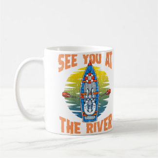 Süß Lustig sehen wir uns beim Wildwasserrafting Kaffeetasse