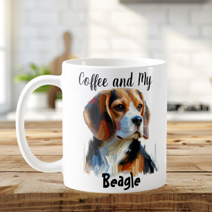 Süß Mein Beagle Personalisieren Kaffeetasse