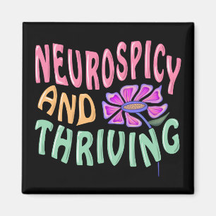 Süß "Neurospicy und erfolgreich" Magnet