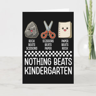 Süß Nichts schlägt den Humor eines Kindergartenleh Karte