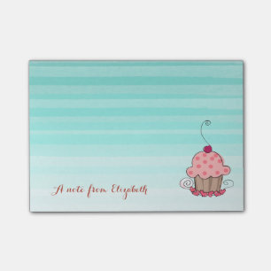 Süß Niedlich Stylisch Mädchenhaft, Cupcake Post-it Klebezettel