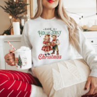 Süß Retro Ein Frohes Weihnachtsfest