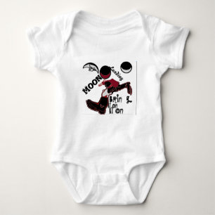 Süß retro vintage Bring it On Mondlandung HoHoHo Baby Strampler