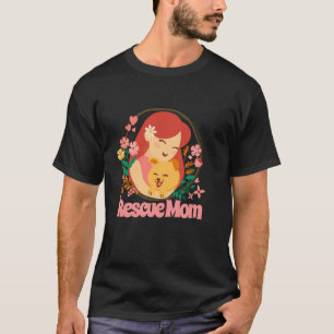Süß! Rettungs-Mama Hund Mama Katze Tier Pflege Ado T-Shirt