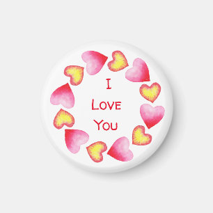 Süß Romantisch Ich liebe dich Valentinstag Magnet
