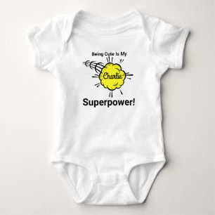 Süß sein ist meine Superkraft! Baby Strampler