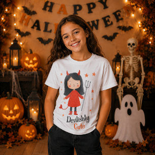 Süß Teuflisch süßer kleiner Teufel Halloween T-Shirt