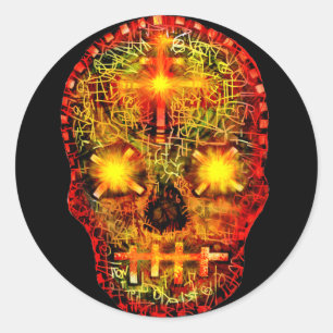 Süß Tod Runder Aufkleber