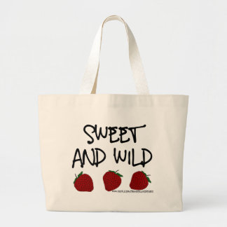 Süß u. wild jumbo stoffbeutel