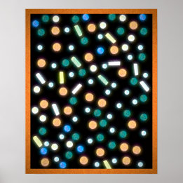Süß Überzogener Regen (Farbe) Poster