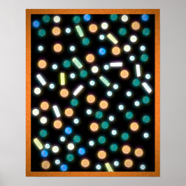 Süß Überzogener Regen (Farbe) Poster