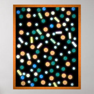 Süß Überzogener Regen (Farbe) Poster