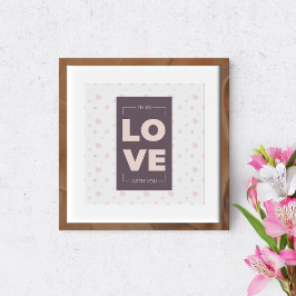 Süß und romantisch poster