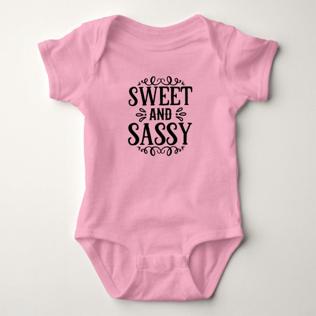 süß und süß baby strampler (Vorderseite)