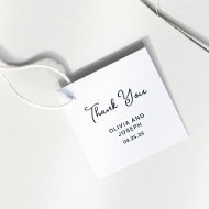 Süß und Whimsical Hochzeit Danke Geschenkanhänger