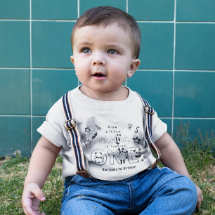 Süß Unser kleiner Panda wird EINS 1. Geburtstag Baby T-shirt