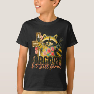 Süß verziehen, aber immer noch wildlebender Waschb T-Shirt